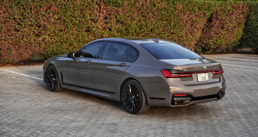 Metallic Grey BMW 740Li 2020