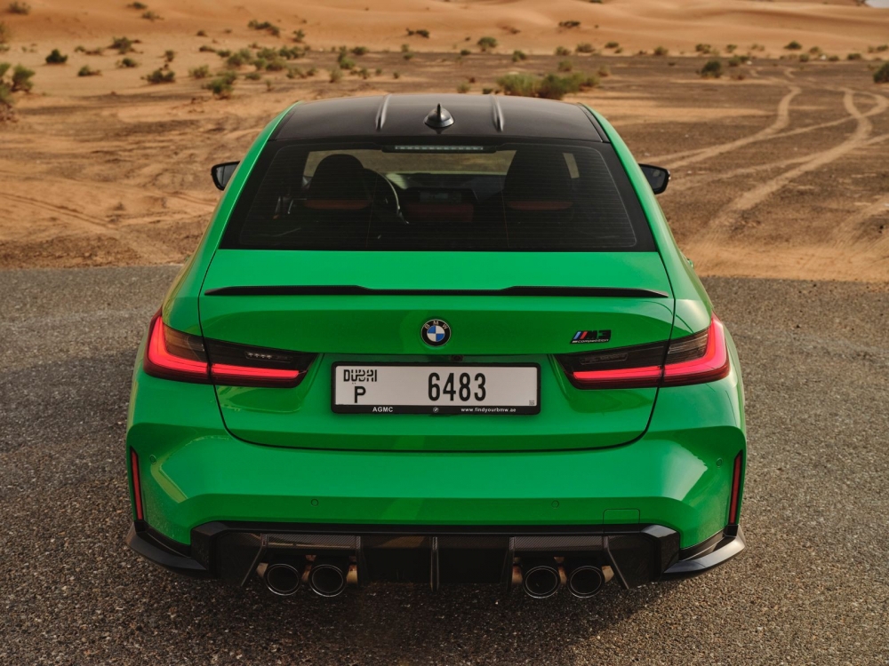 vert BMW  M3  Competition 2021