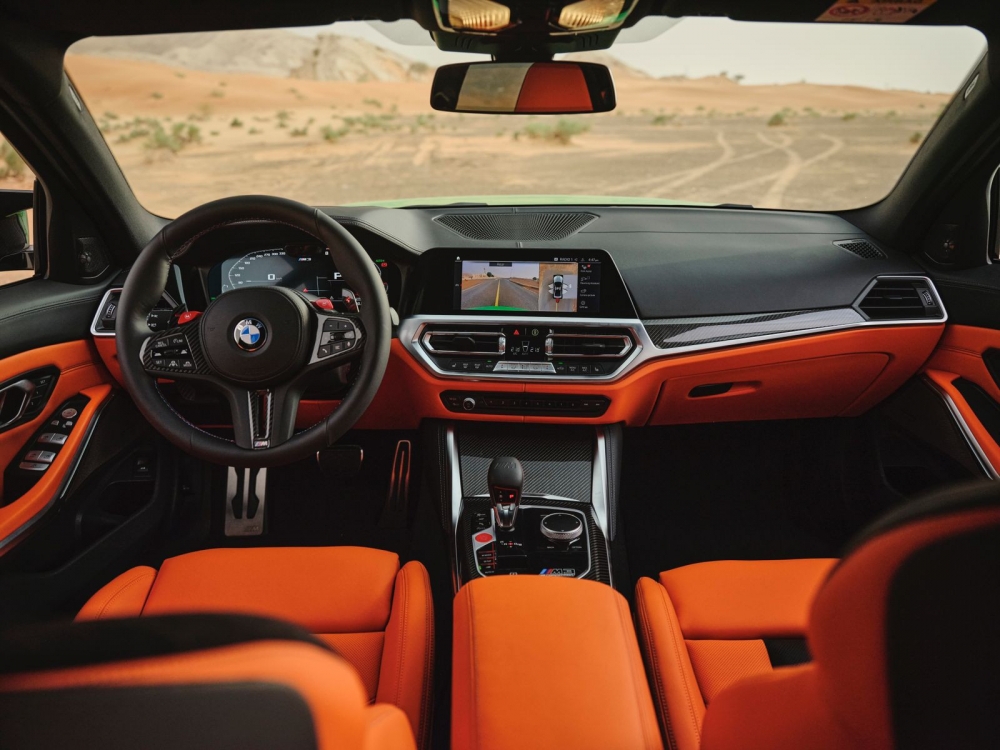 vert BMW  M3  Competition 2021