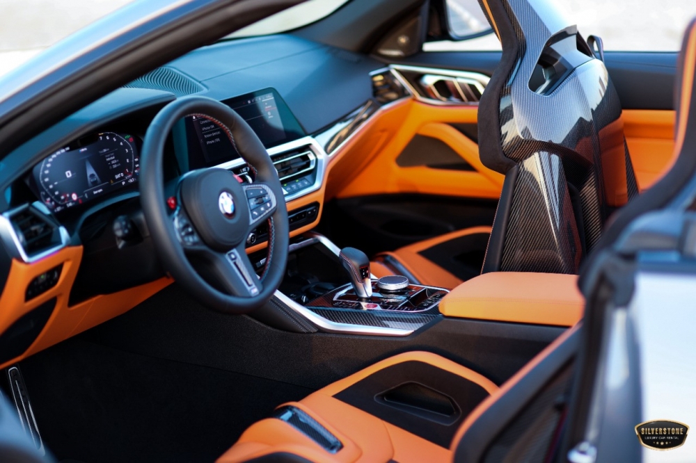 Gri BMW M4 Yarışması Dönüştürülebilir 2023