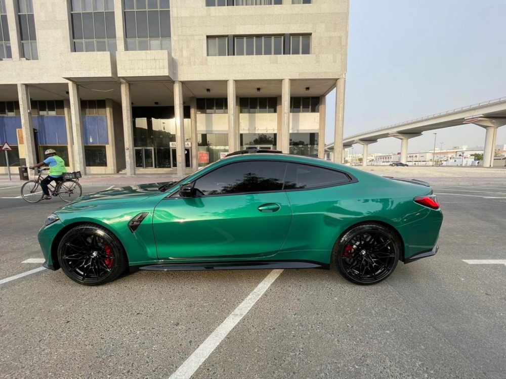 Green BMW M4 Competition Coupe 2022