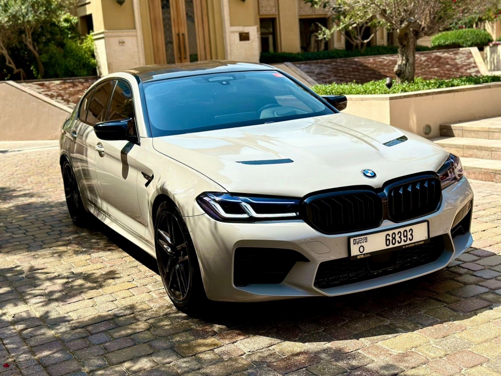 Metallic Grey BMW M5 Competition 2022