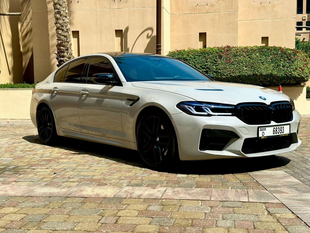 Metallic Grey BMW M5 Competition 2022