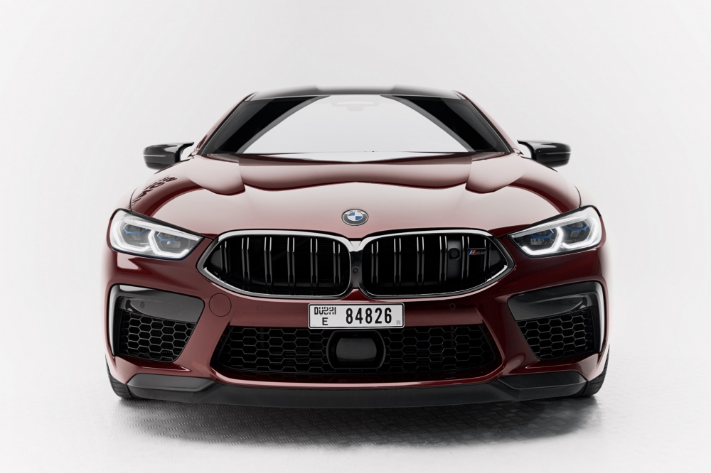 Red BMW M8 Competition Gran Coupe 2020