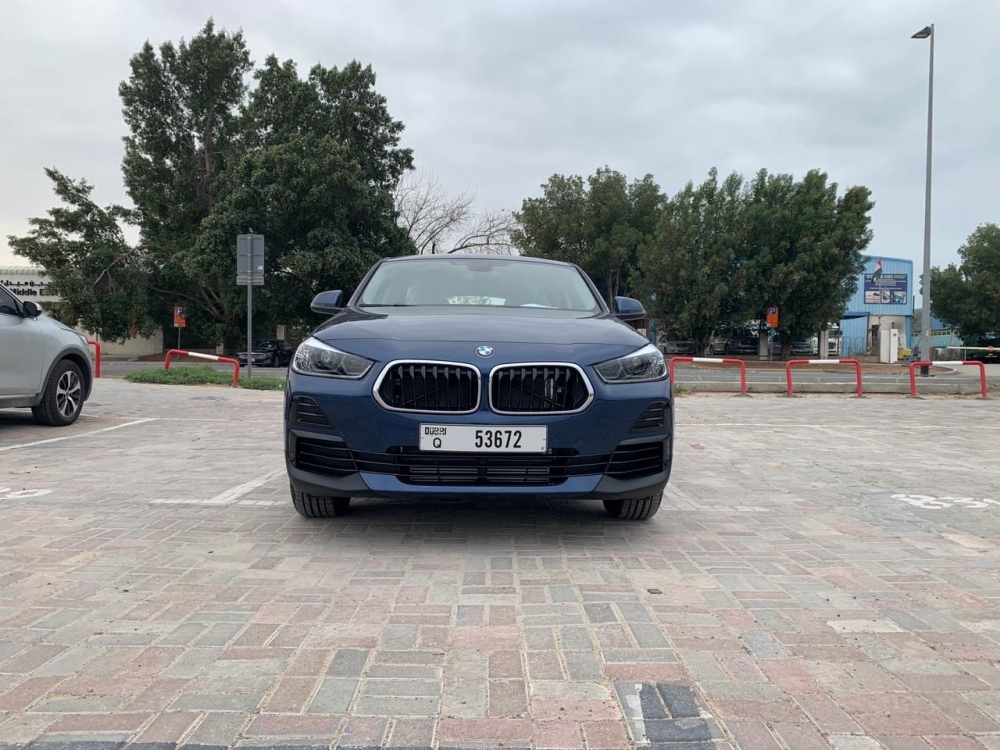 Blue BMW X2 2022