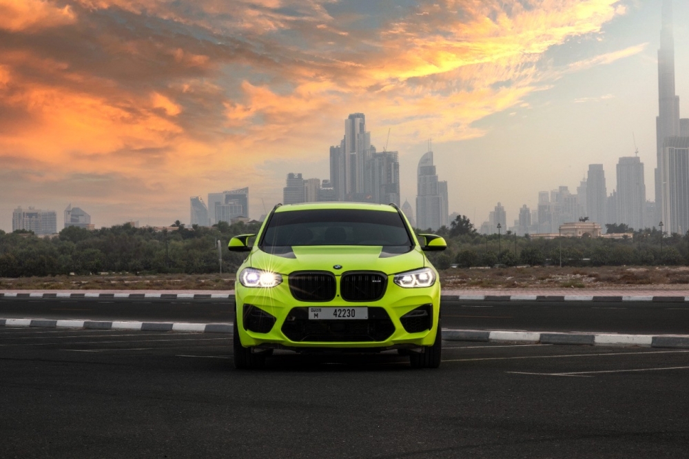 Verde claro BMW Competición X4M 2020