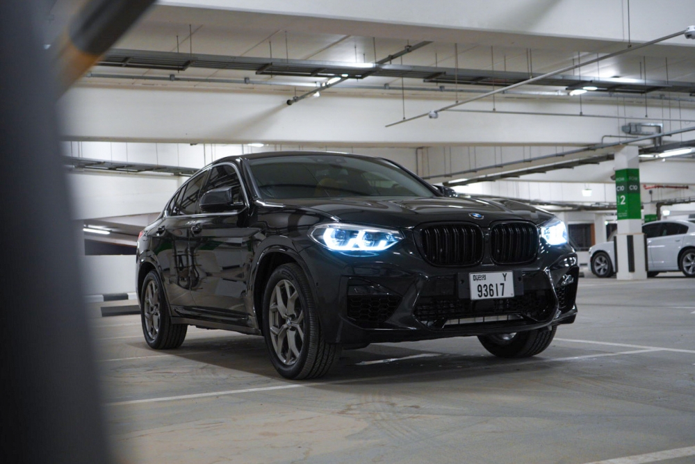 Black BMW X4 2020