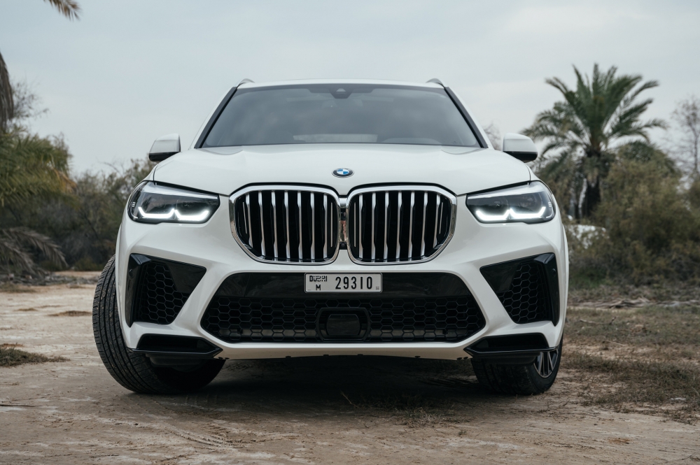 White BMW X5 2021