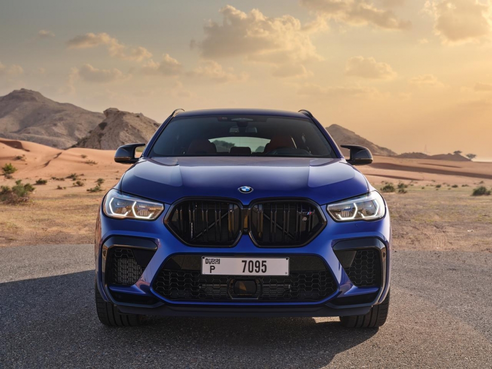 Bleu BMW Compétition X6 M 2022