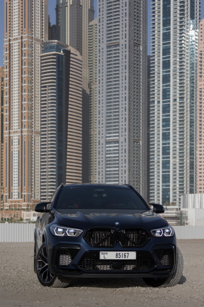 Blu BMW Competizione X6 M 2022