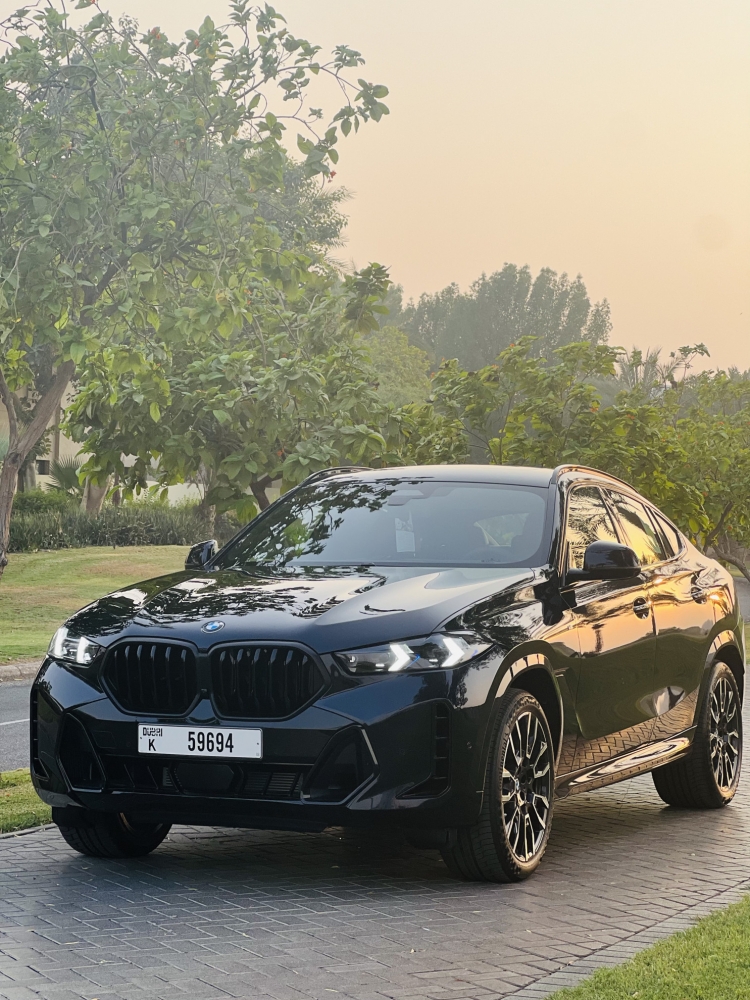 Серый BMW Х6 2024 год