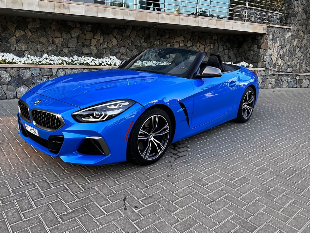 Blue BMW Z4 2021