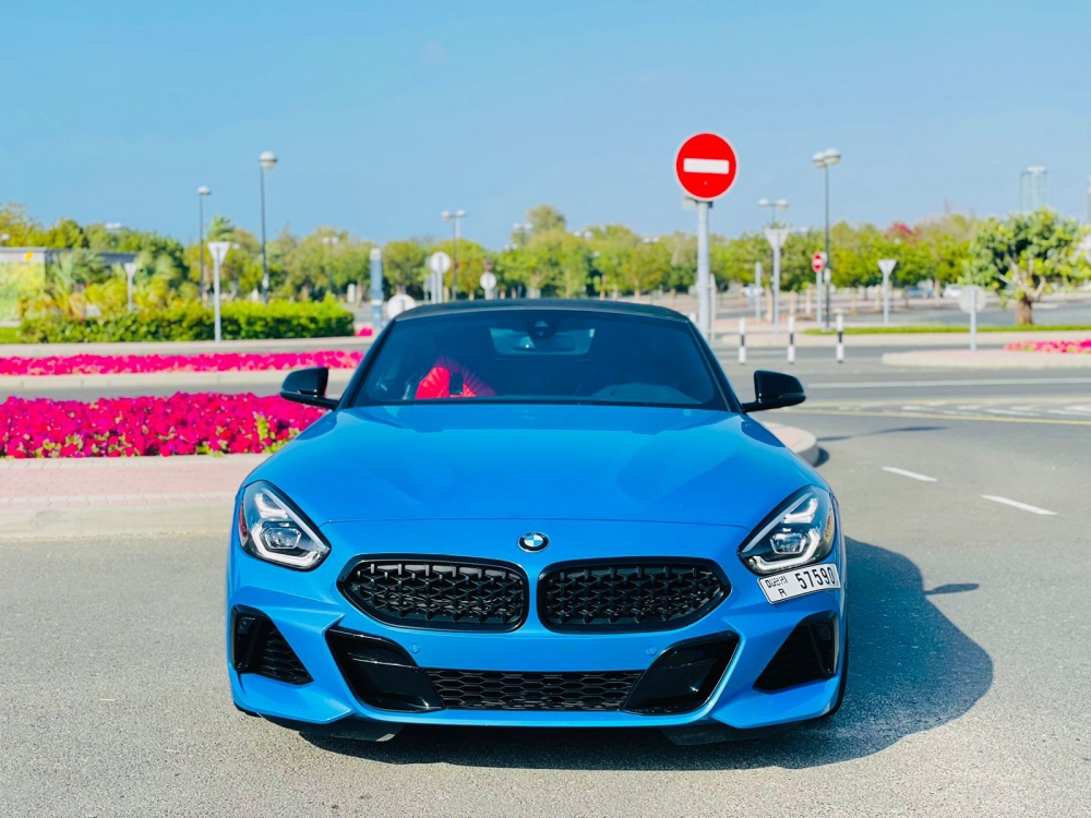 Blauw BMW Z4 2022