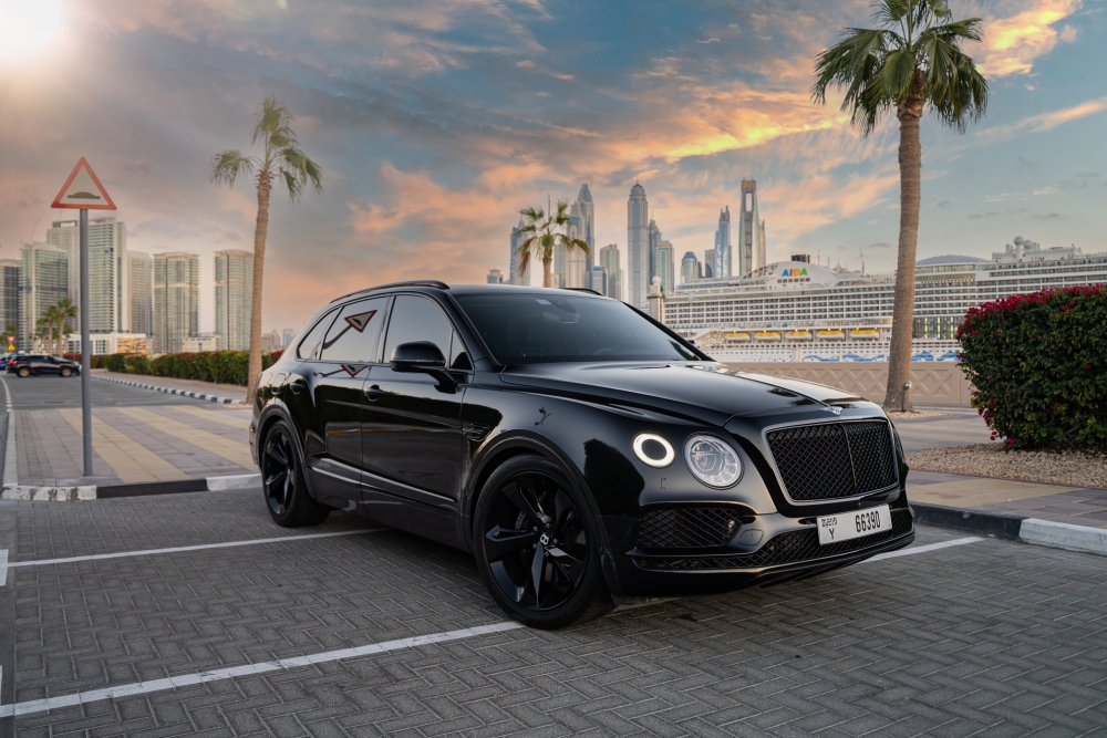 Black Bentley Bentayga 2020