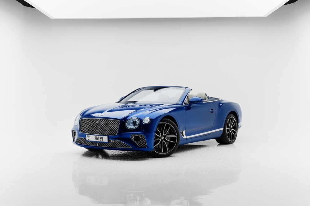Azul Bentley Continental GT Descapotable 2020