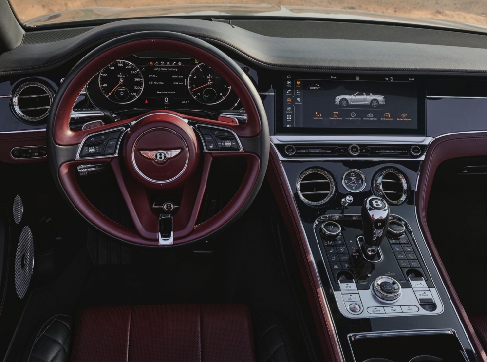 Schwarz Bentley Continental GT Cabrio 2021