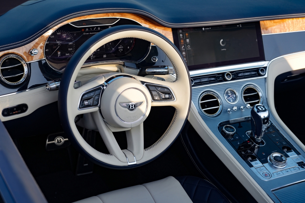 Blauw Bentley Continental GT Cabrio 2022