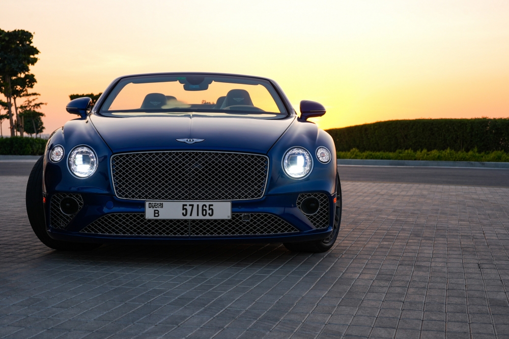 Azul Bentley Continental GT Descapotable 2022