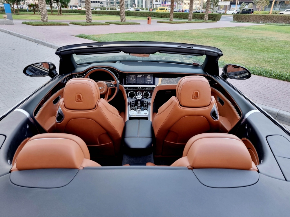 Black Bentley Continental GT Convertible 2020