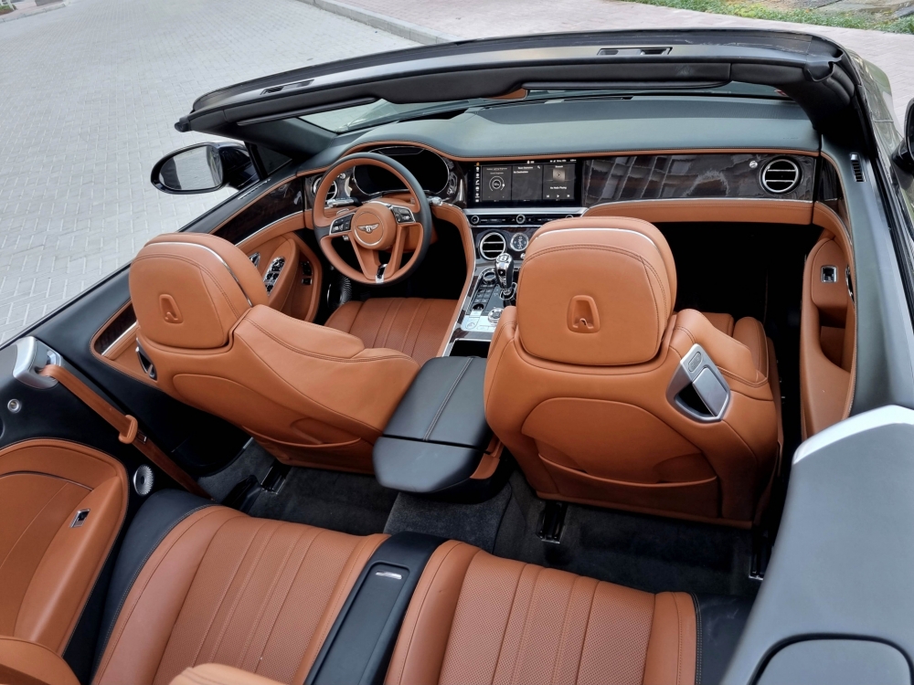 zwart Bentley Continental GT Cabrio 2020