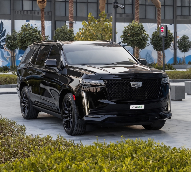 zwart Cadillac Escalade Platinum Sport 2022
