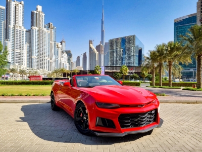 Chevrolet Camaro Convertible Price in Dubai - Convertible Hire Dubai - Chevrolet Rentals