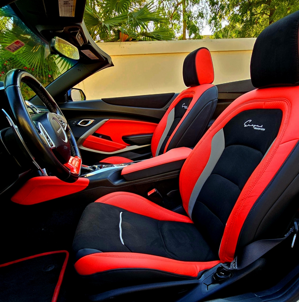 Матовый черный Шевроле Camaro ZL1 Kit Кабриолет V6 2020 год