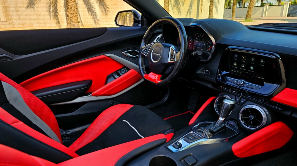 Mat zwart Chevrolet Camaro ZL1 Kit Cabrio V6 2020