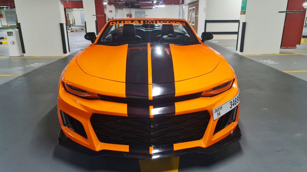 Orange Chevrolet Camaro ZL1 Kit Convertible V6 2020