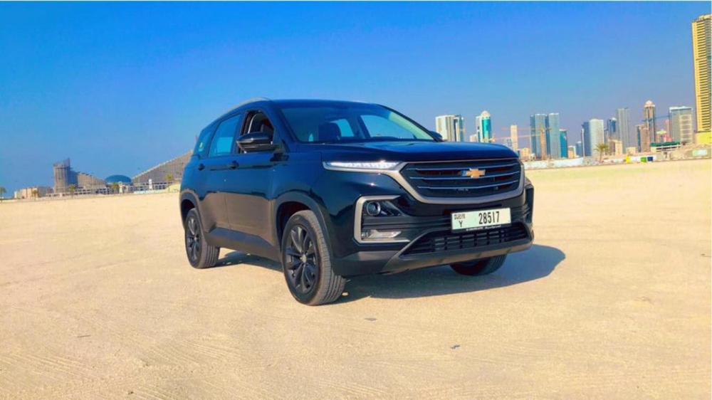 Rent Chevrolet Captiva ( silver ), 2023 in Dubai @ AED 170 / Day