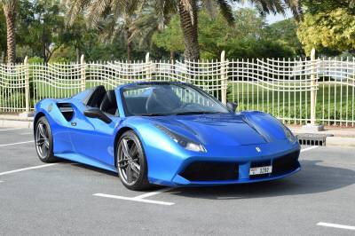 Ferrari 488 Spider Price in Sharjah - Sports Car Hire Sharjah - Ferrari Rentals