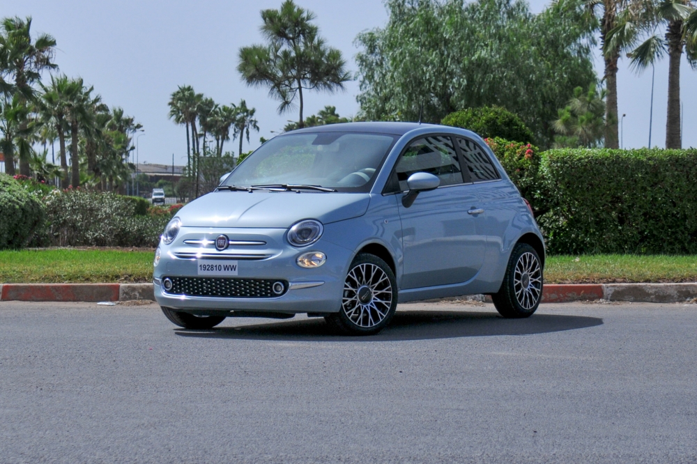 Blu Fiat 500°C 2023