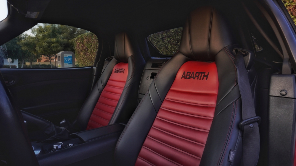 rood Fiat Abarth Spyder 124 2019