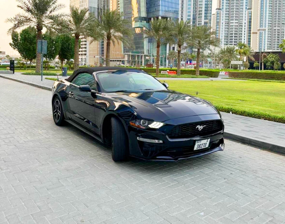 Negro Vado Mustang EcoBoost Convertible V4 2019