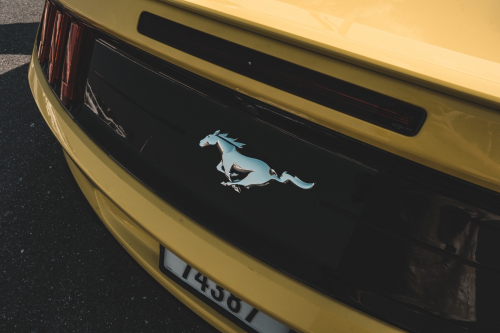 Jaune Gué Mustang EcoBoost Décapotable V4 2021