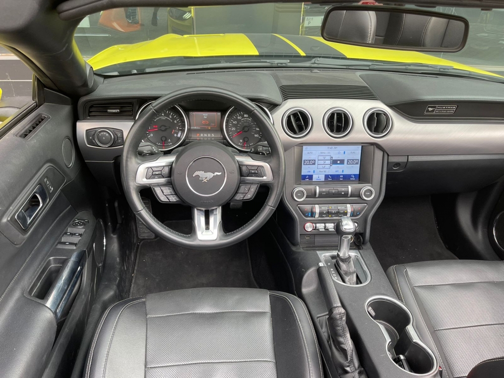 Jaune Gué Mustang GT Cabriolet V8 2020