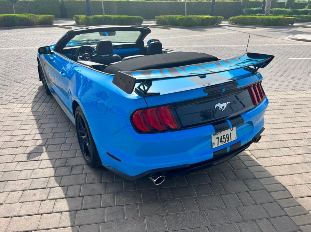 Blauw Ford Mustang GT350 Kit Cabrio V4 2021