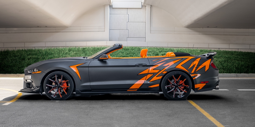 Gris oscuro Vado Mustang Shelby GT500 Kit Descapotable V4 2020