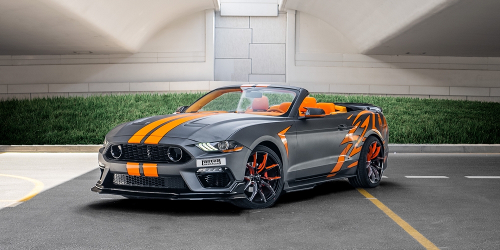 Gris foncé Gué Mustang Shelby GT500 Kit Cabriolet V4 2020