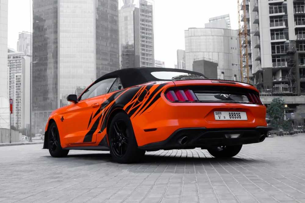 Orange Ford Mustang Shelby GT Kit Convertible V4 2019