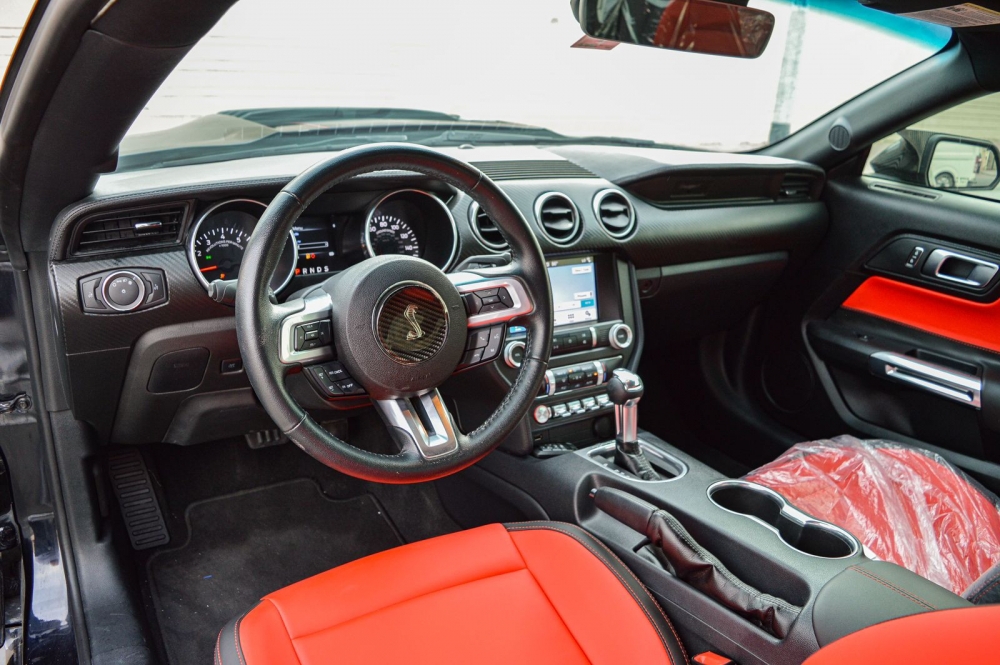Siyah Ford Mustang Shelby GT350 Takımı Coupe V4 2021
