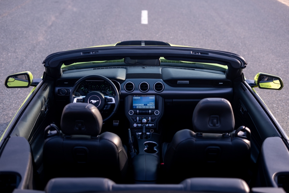 Hellgrün Ford Mustang Shelby GT500 Kit Cabrio V4 2019