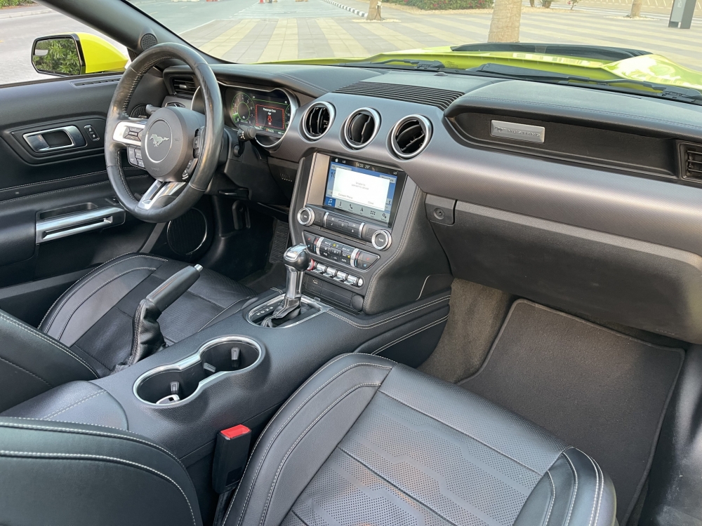 Açık yeşil Ford Mustang Shelby GT500 Takımı Dönüştürülebilir V4 2019