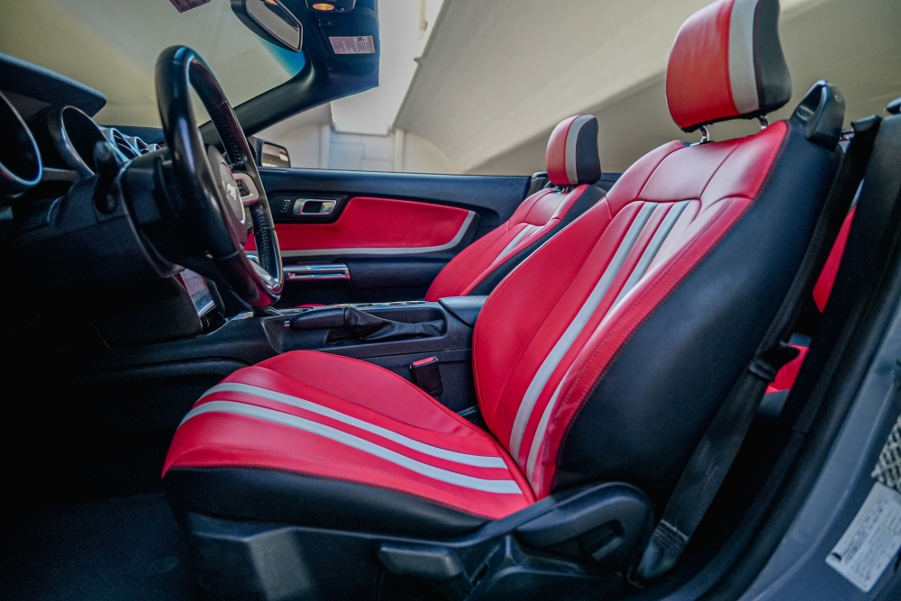 رمادي لامع فورد موستنغ شيلبي GT500 كيت المكشوفة V4 2020