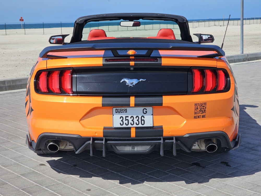 Oranje Ford Mustang Shelby GT500 Kit Convertible V4 2020