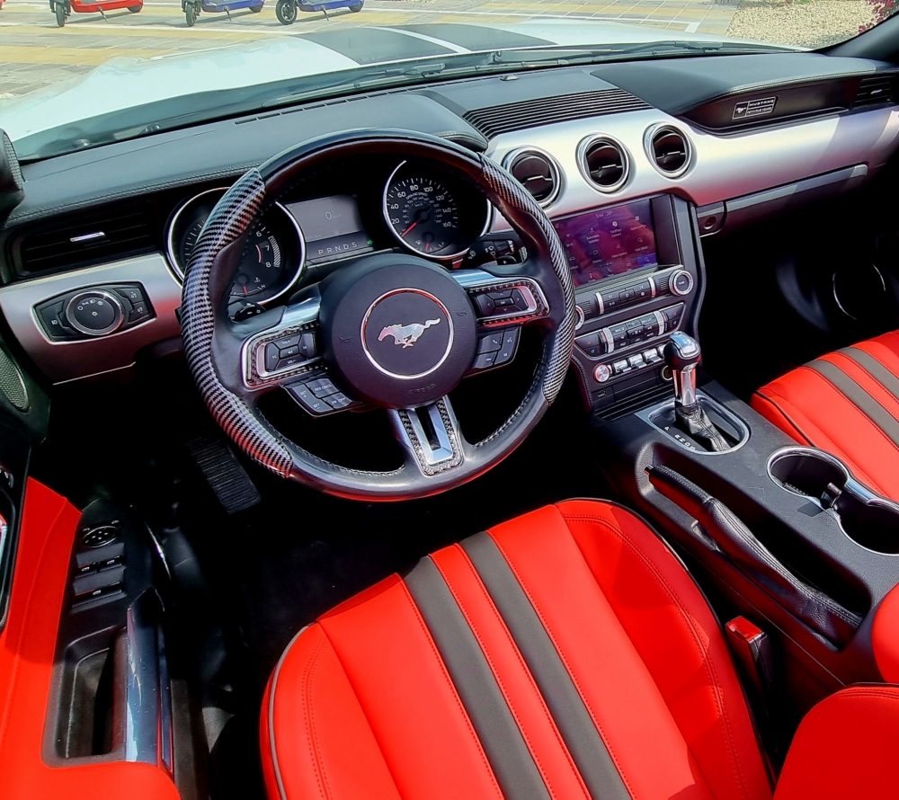 Portakal Ford Mustang Shelby GT500 Takımı Dönüştürülebilir V4 2020