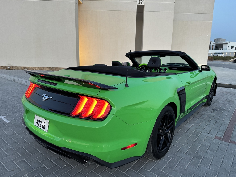 Green Ford Mustang Shelby GT500 Kit Convertible V4 2023