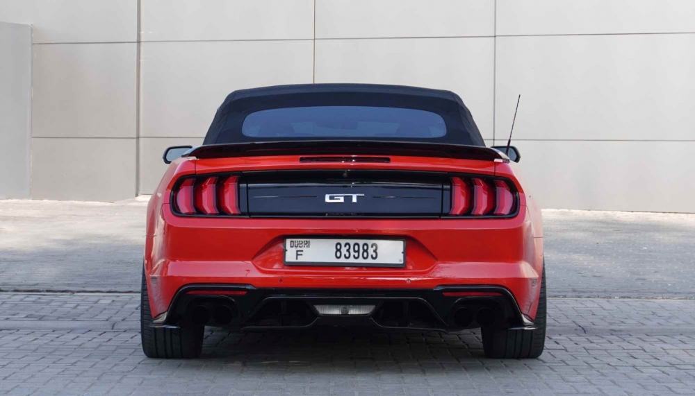 Red Ford Mustang Shelby GT500 Kit Convertible V8 2019