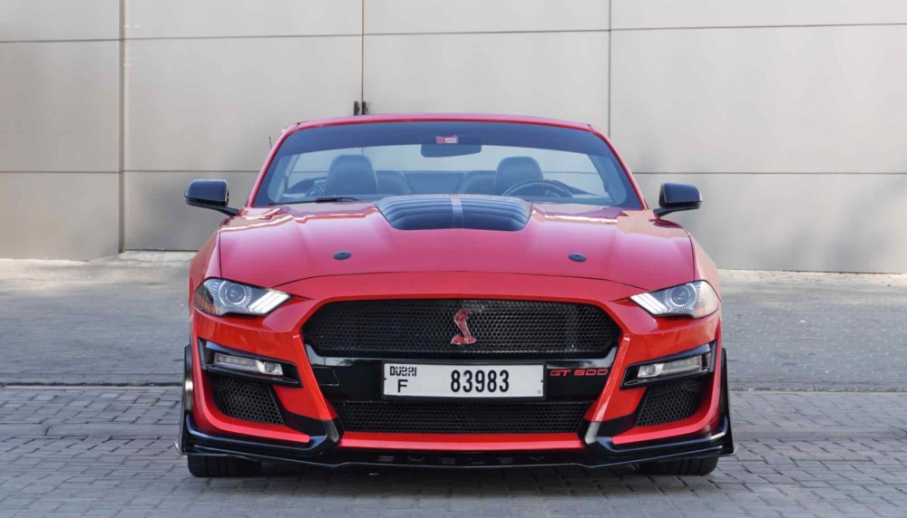 rouge Gué Kit Mustang Shelby GT500 Décapotable V8 2019