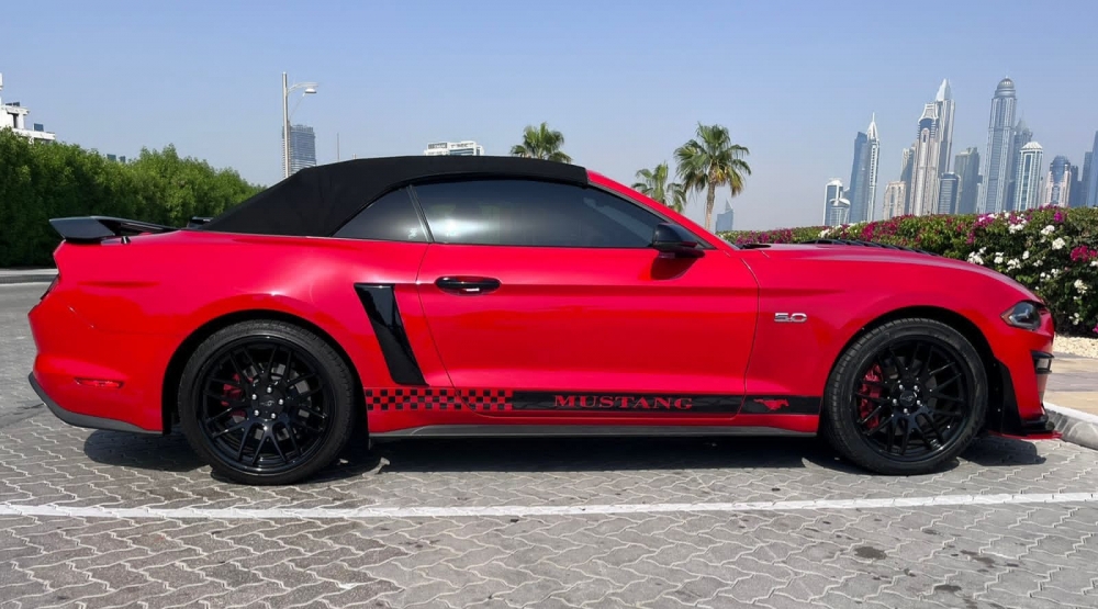 Metallic Red Ford Mustang Shelby GT500 Kit Convertible V8 2022